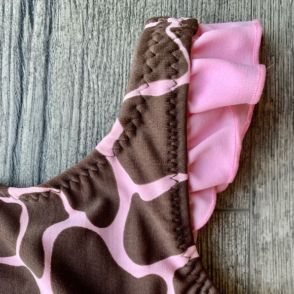 12 month baby girl one-piece swimsuit - The Children’s Place - giraffe print - Picture 2 of 5